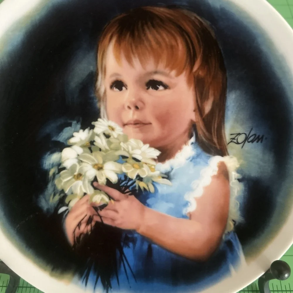 For You Zolan's Children Series Plate by Viletta 1981 8.5